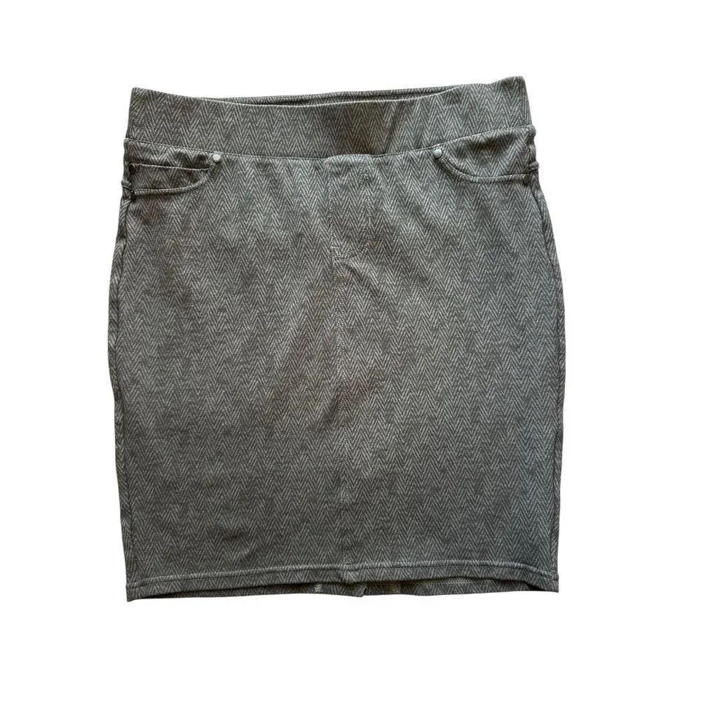 Liverpool Black and Gray Women's Pencil  Skirt 4/27